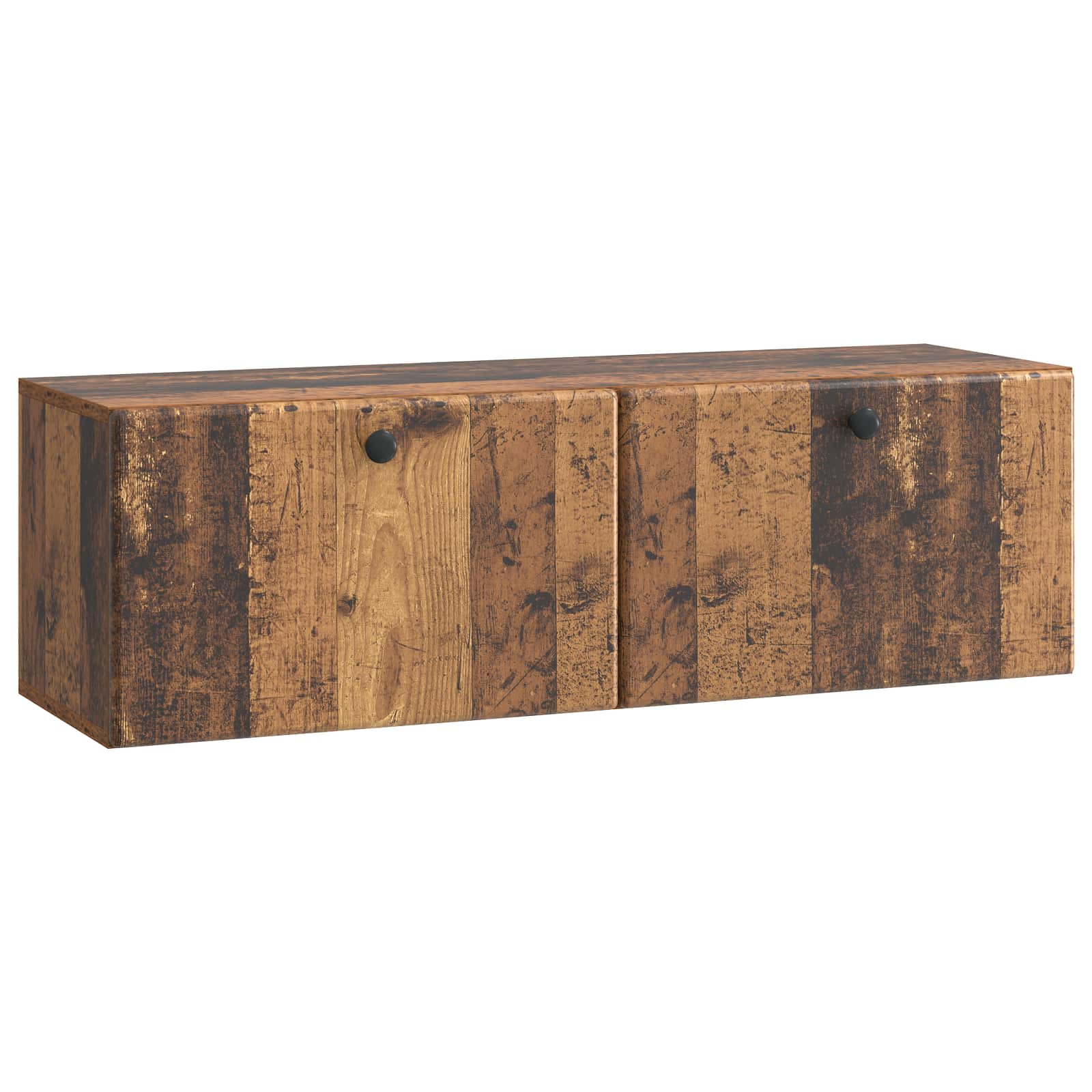 Mobile Porta TV da Muro 98 x 31 x 30 cm Legno antico