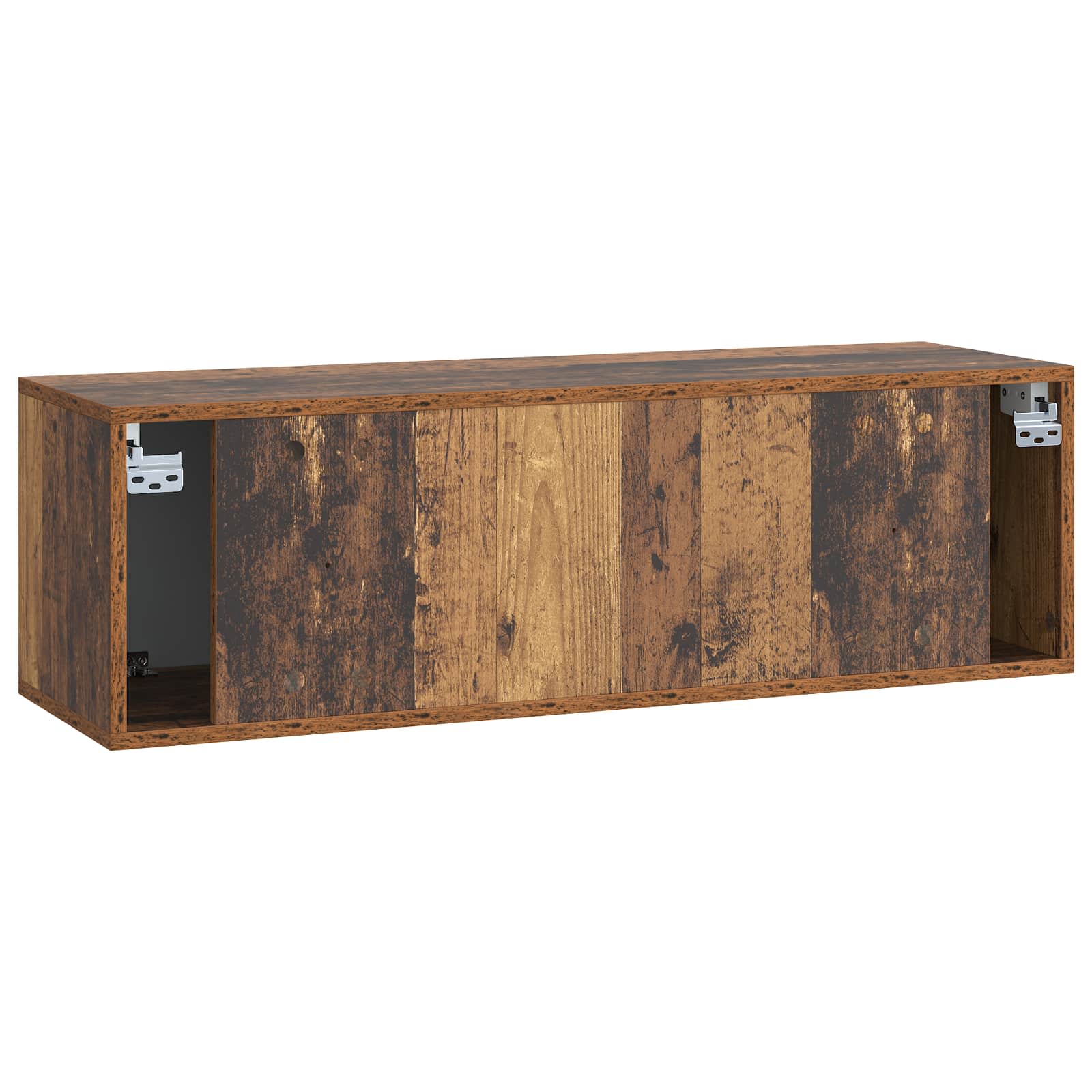 Mobile Porta TV da Muro 98 x 31 x 30 cm Legno antico