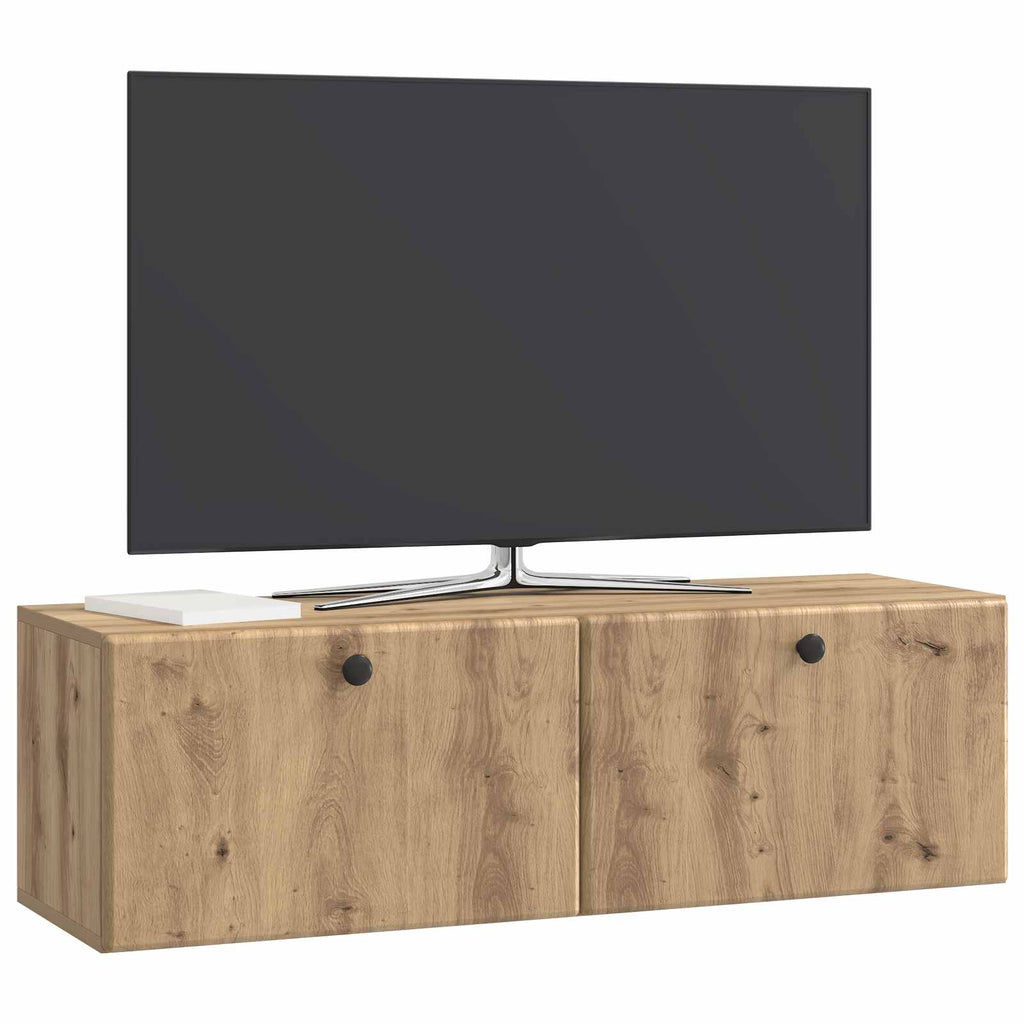 Mobile Porta TV da Muro 98 x 31 x 30 cm Rovere Artigianale