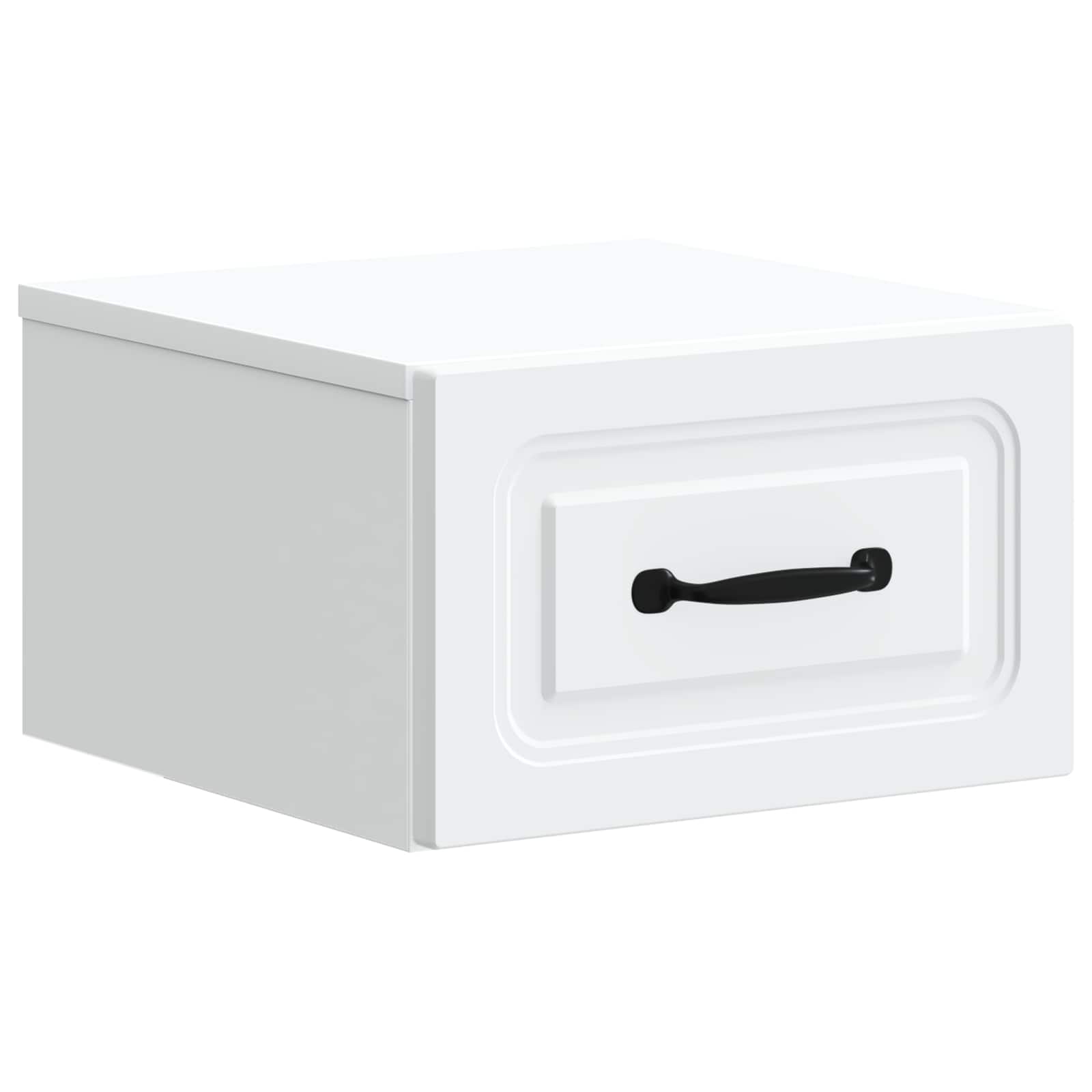 Mobiletto da notte a muro 2 pcs Bianco 34,5 x 33 x 20 cm