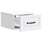 Mobiletto da notte a muro 2 pcs Bianco 34,5 x 33 x 20 cm