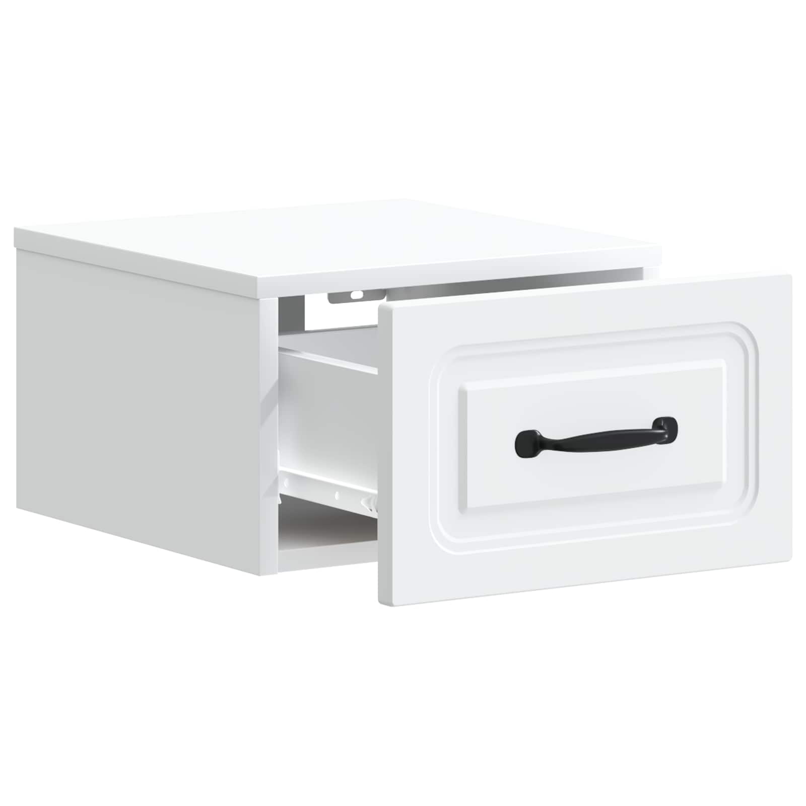 Mobiletto da notte a muro 2 pcs Bianco 34,5 x 33 x 20 cm