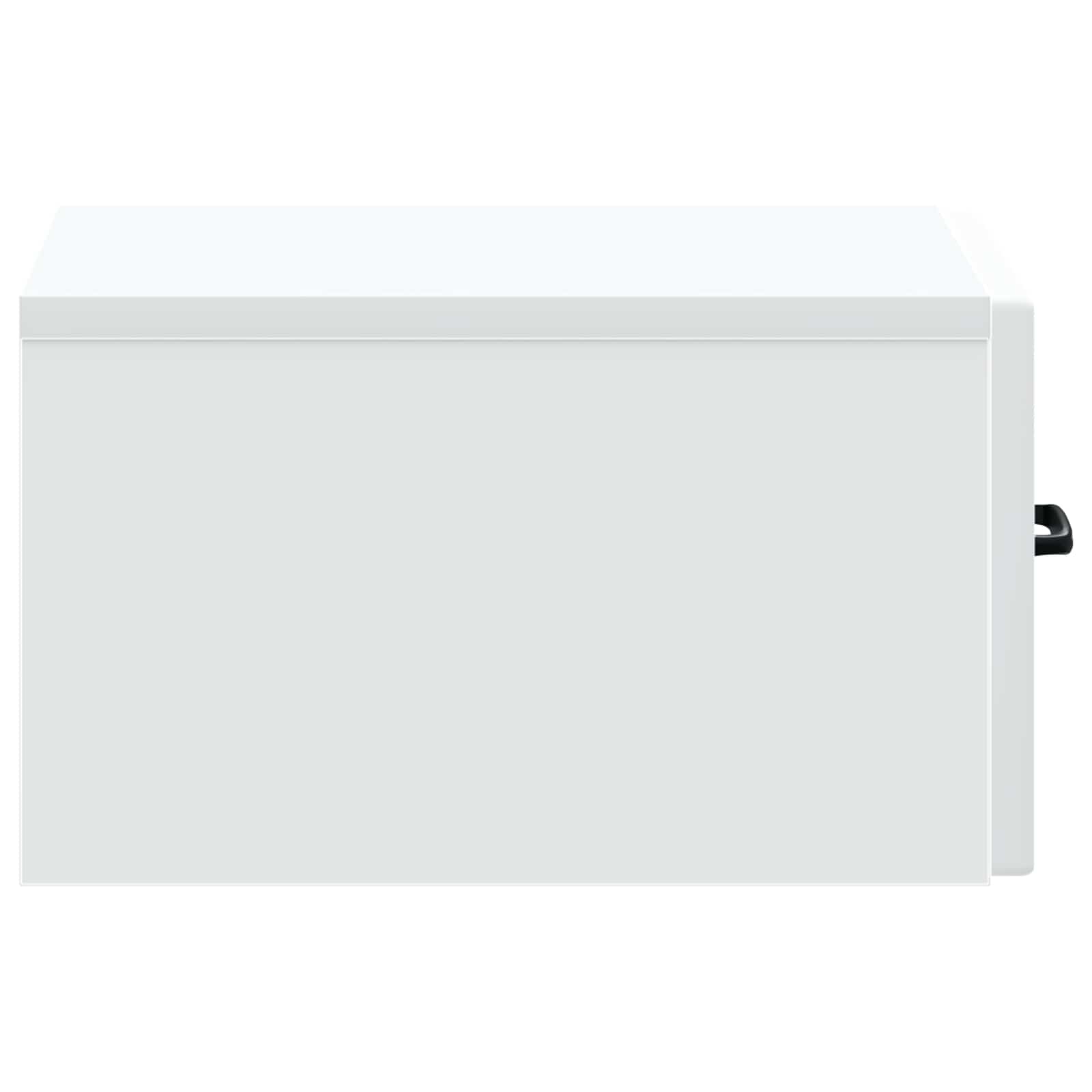 Mobiletto da notte a muro 2 pcs Bianco 34,5 x 33 x 20 cm