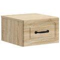 Mobiletto da notte a muro Rovere Sonoma 34,5 x 33 x 20 cm