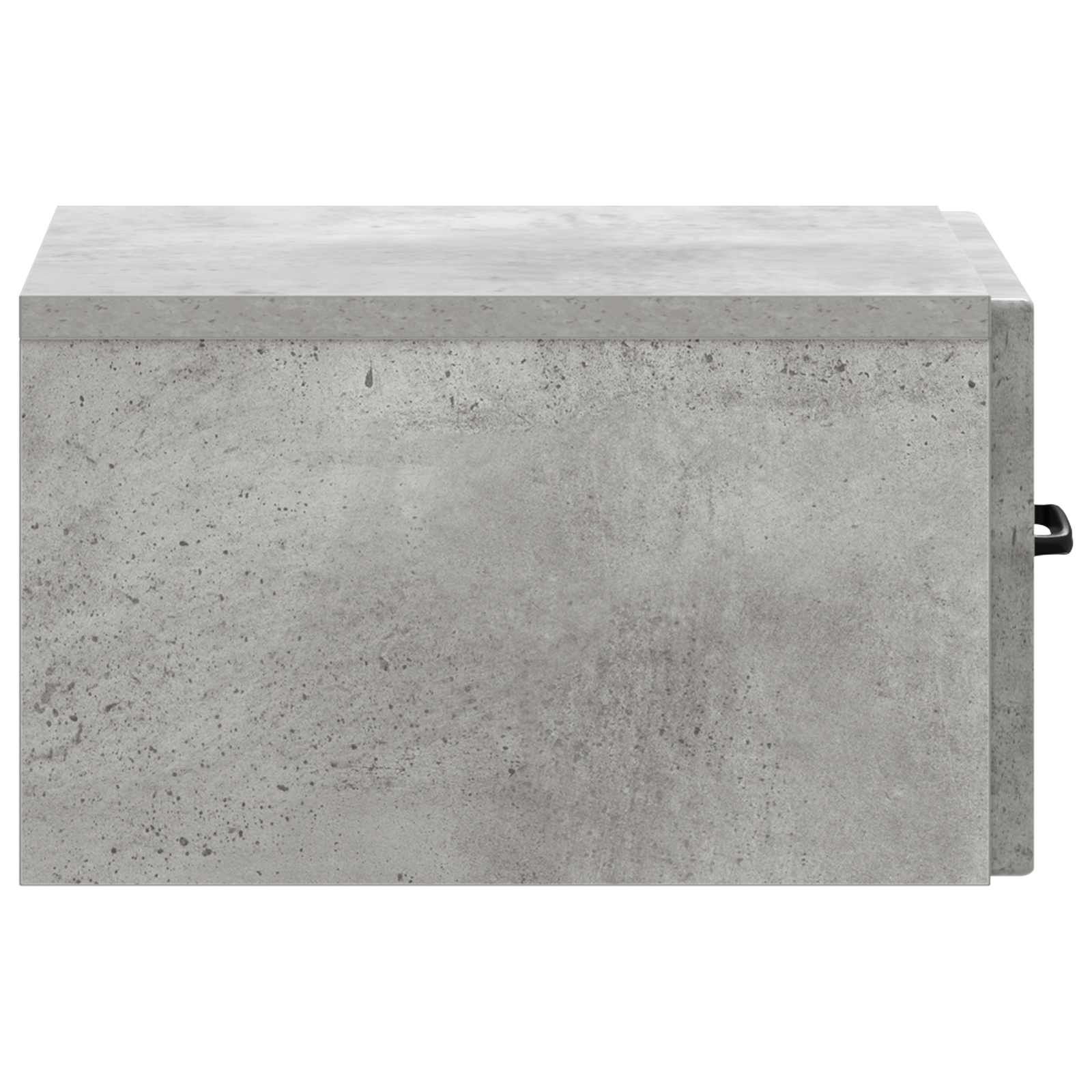 Mobiletto da notte a muro Grigio Cemento 34,5 x 33 x 20 cm
