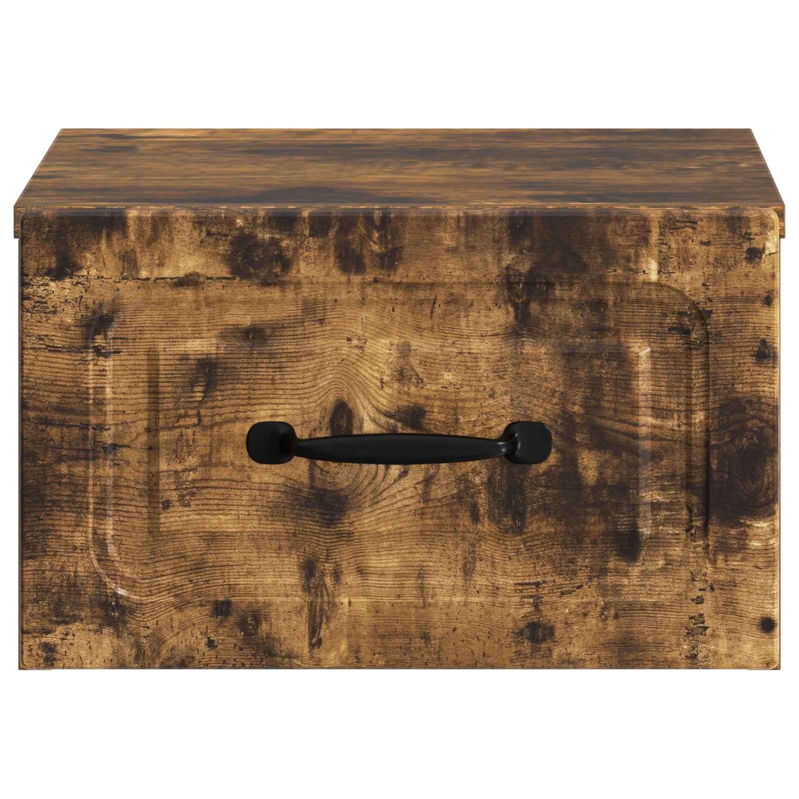Mobiletto da notte a muro Rovere Fumo 34,5 x 33 x 20 cm