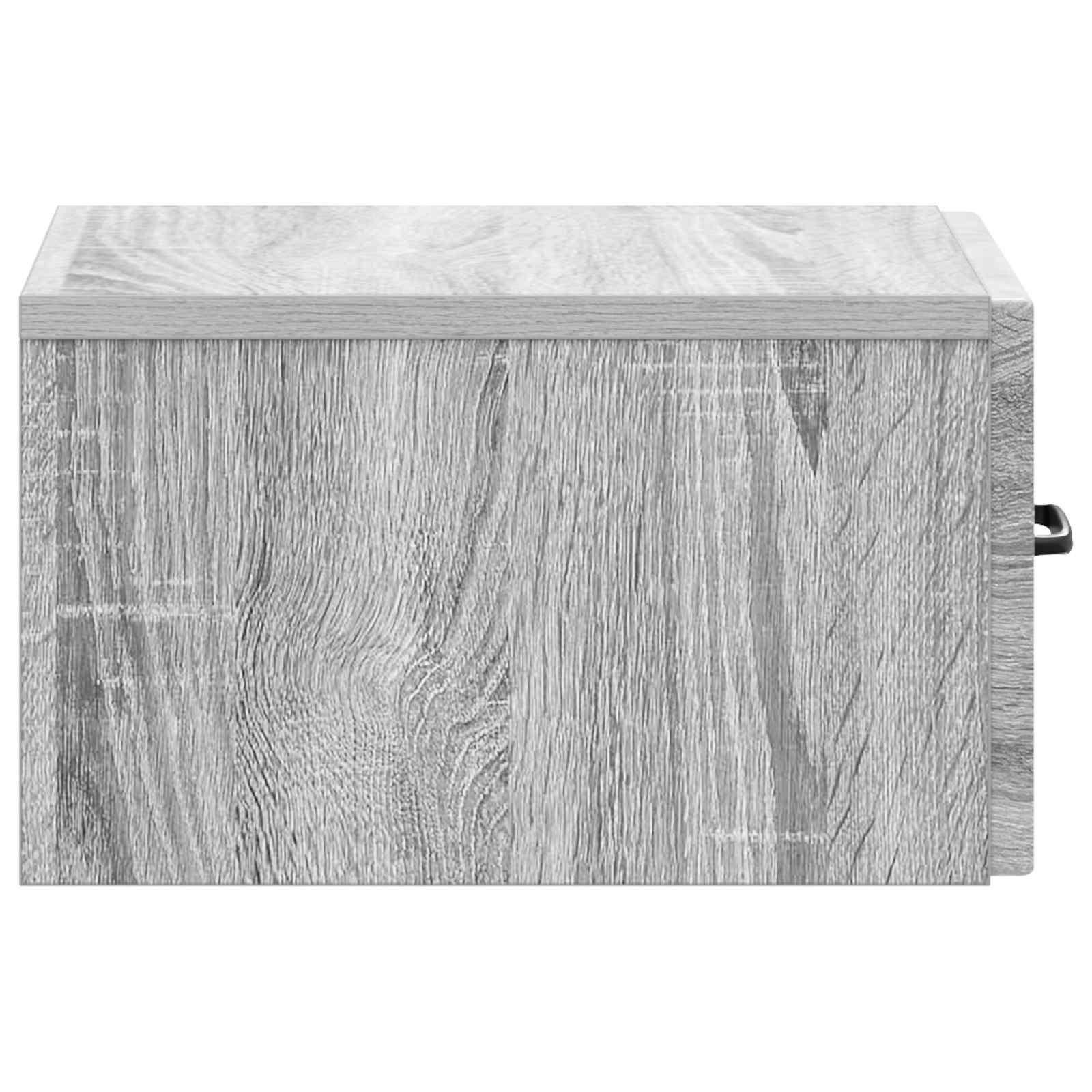 Mobiletto da notte a muro 2 pcs Grigio Sonoma 34,5 x 33 x 20 cm