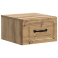 Mobiletto da notte a muro Rovere Artigianale 34,5 x 33 x 20 cm