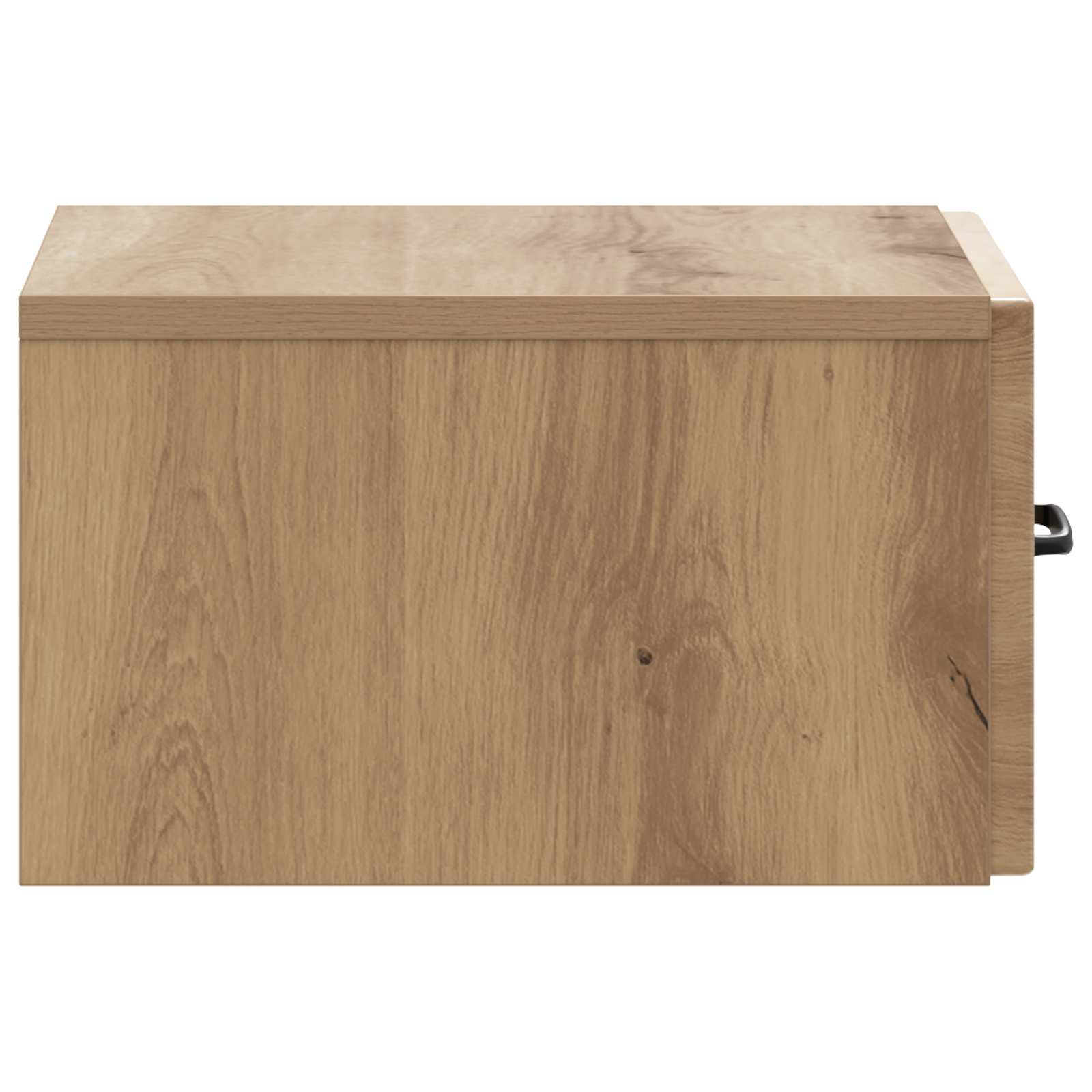 Mobiletto da notte a muro con cassetto 2 pcs Rovere Artigianale