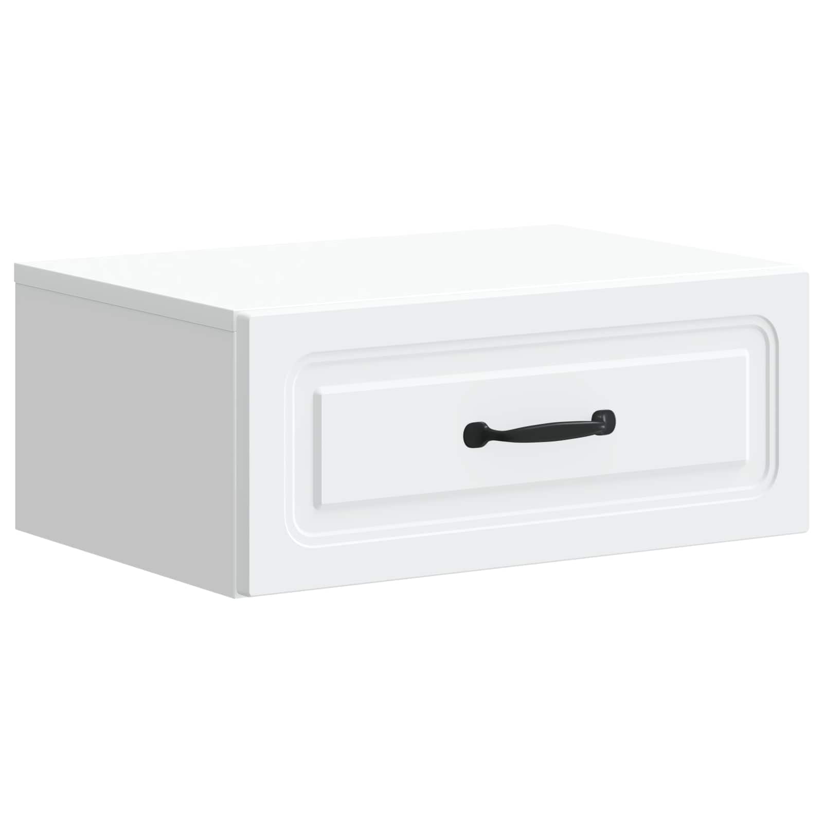 Mobiletto da notte a muro 2 pcs Bianco 49 x 34,5 x 20 cm