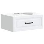 Mobiletto da notte a muro 2 pcs Bianco 49 x 34,5 x 20 cm