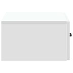 Mobiletto da notte a muro 2 pcs Bianco 49 x 34,5 x 20 cm