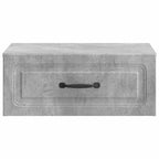 Mobiletto da notte a muro Grigio Cemento 49 x 34,5 x 20 cm