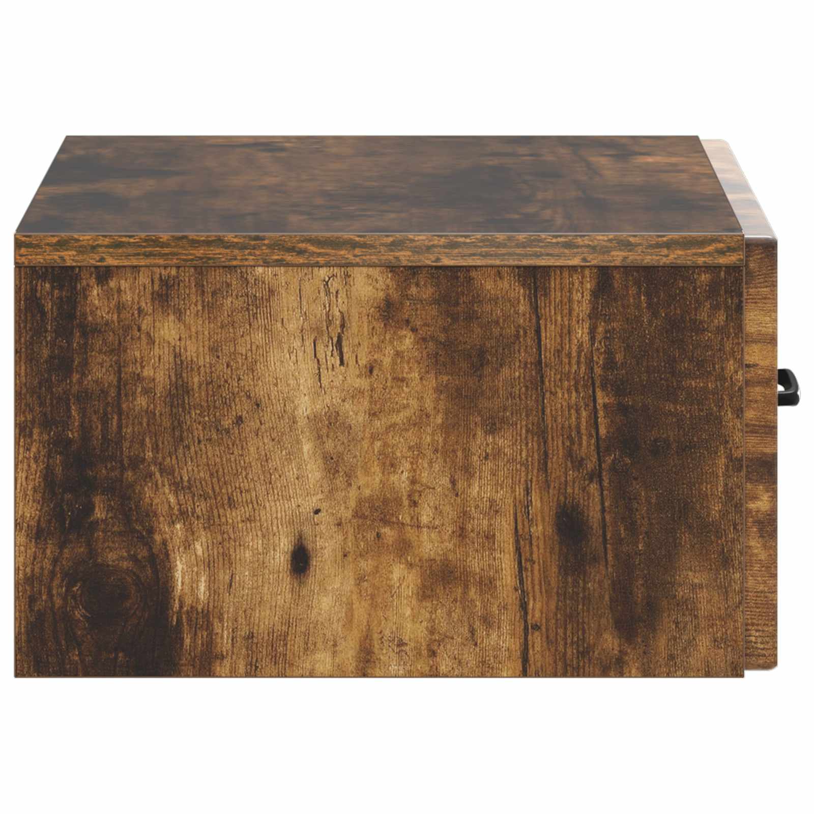 Mobiletto da notte a muro 2 pcs Rovere Fumo 49 x 34,5 x 20 cm