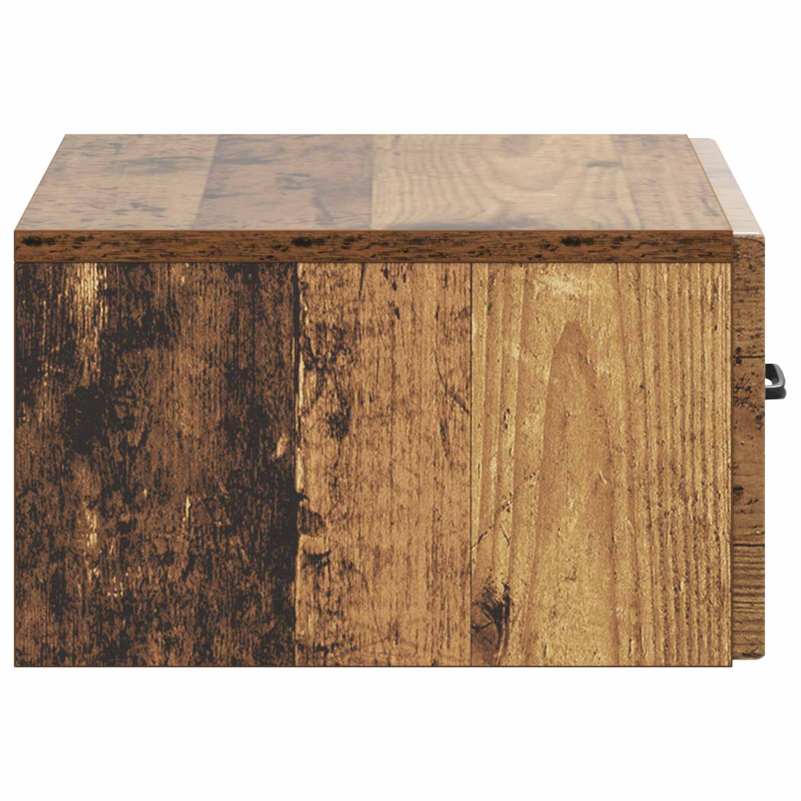 Mobiletto da notte a muro Legno antico 49 x 34,5 x 20 cm