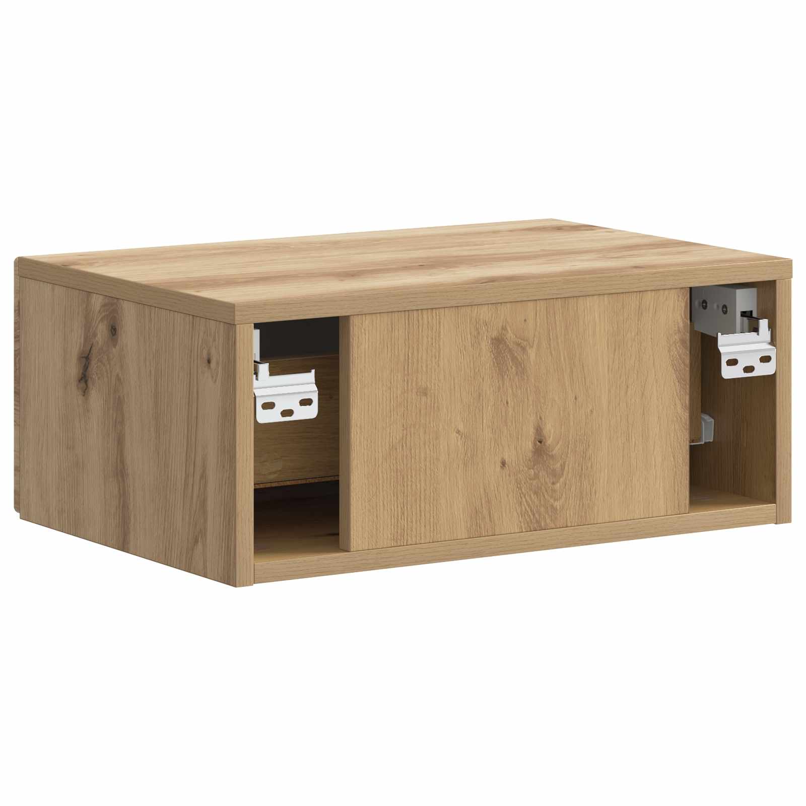 Mobiletto da notte a muro Rovere Artigianale 49 x 34,5 x 20 cm