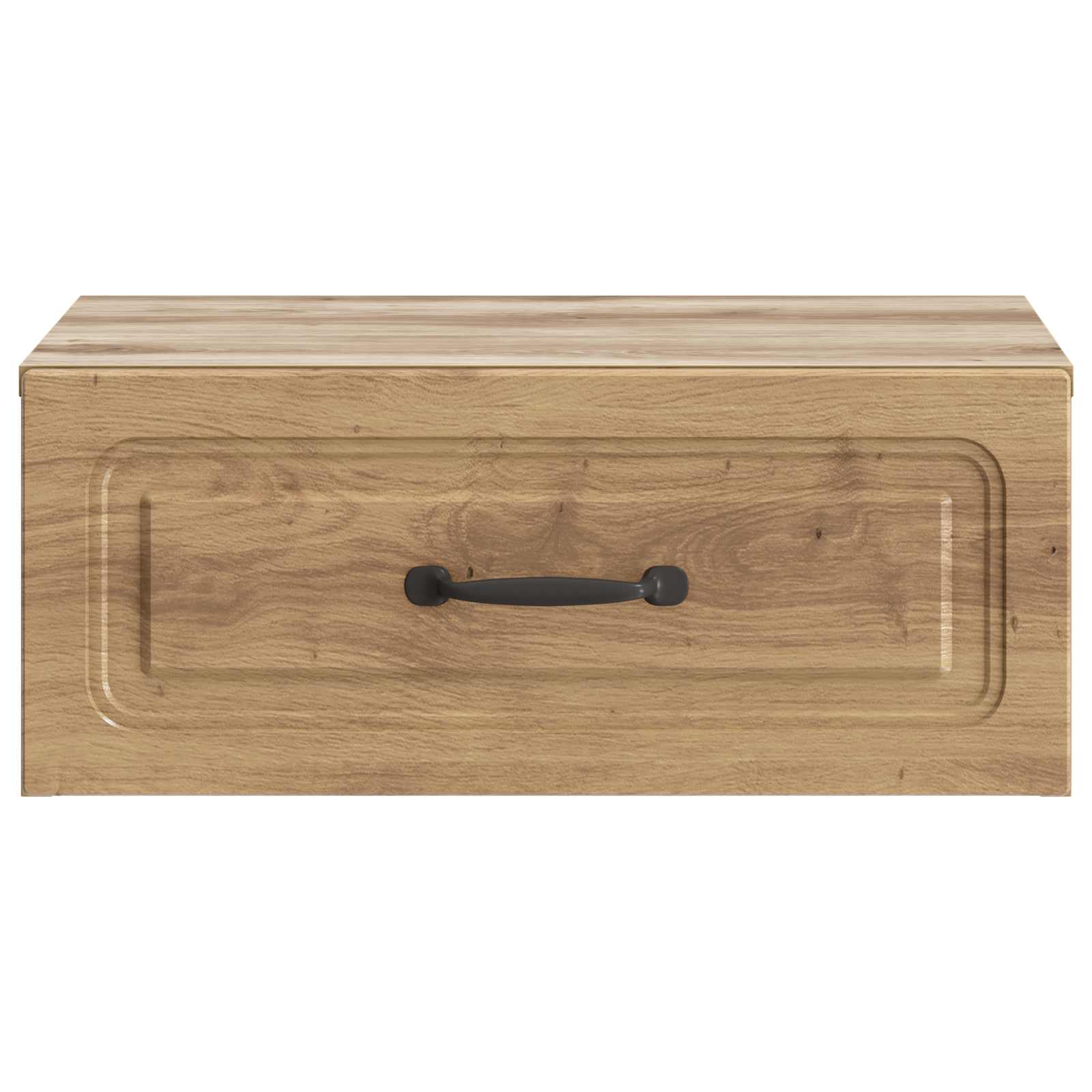 Mobiletto da notte a muro con cassetto 2 pcs Rovere Artigianale