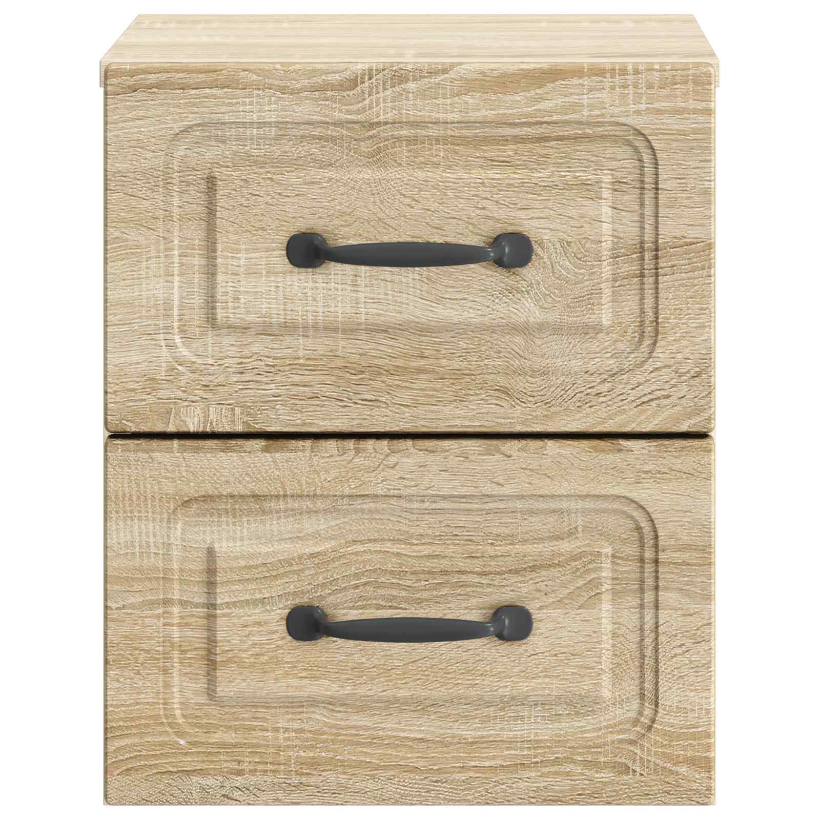Mobiletto da notte a muro Rovere Sonoma 34,5 x 33 x 40 cm