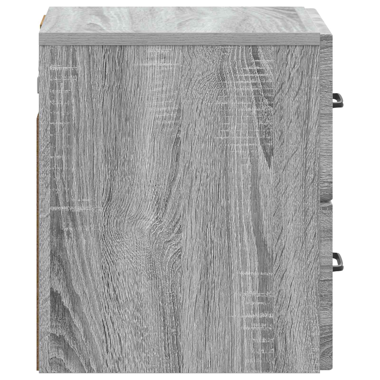 Mobiletto da notte a muro 2 pcs Grigio Sonoma 34,5 x 33 x 40 cm