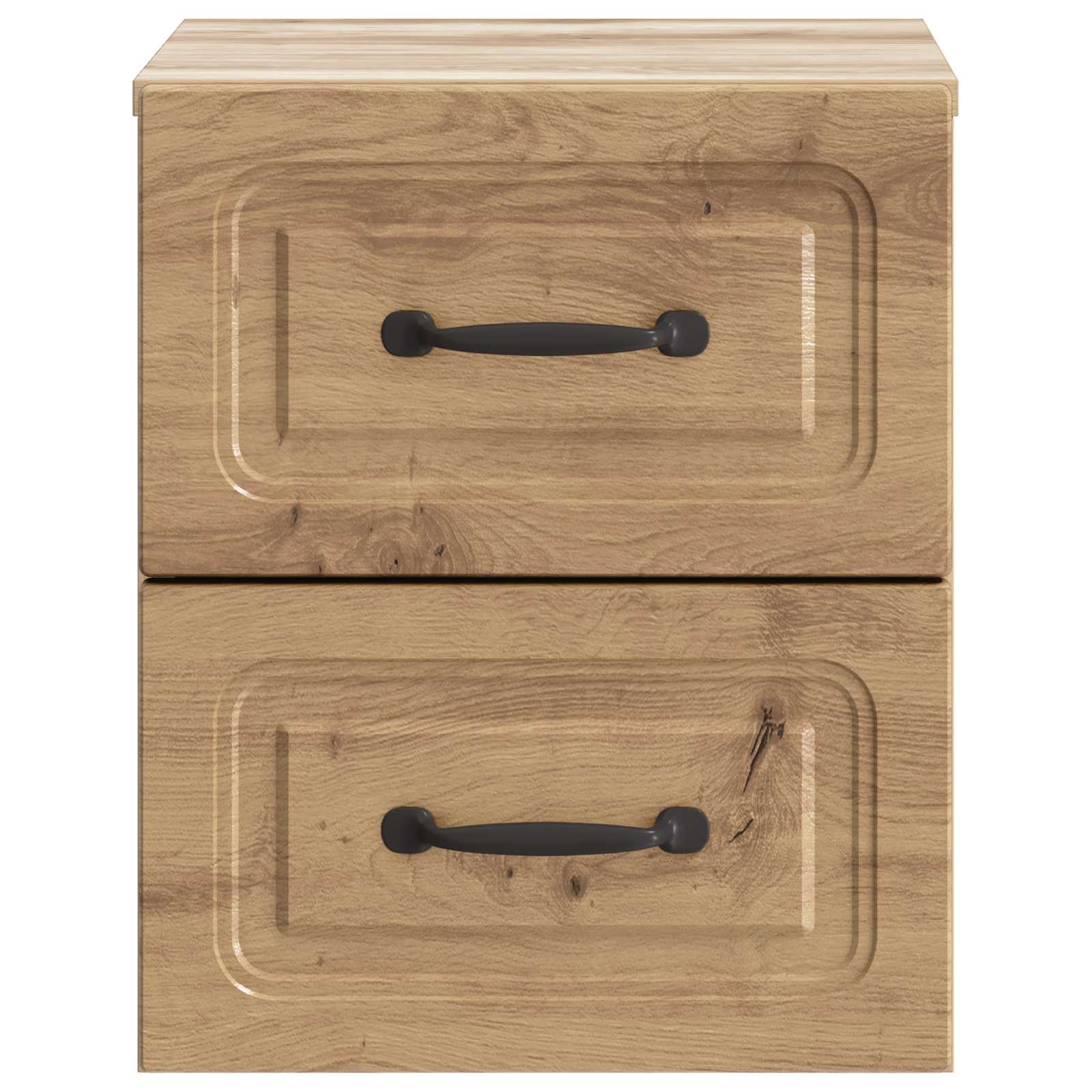 Mobiletto da notte a muro con cassetto 2 pcs Rovere Artigianale