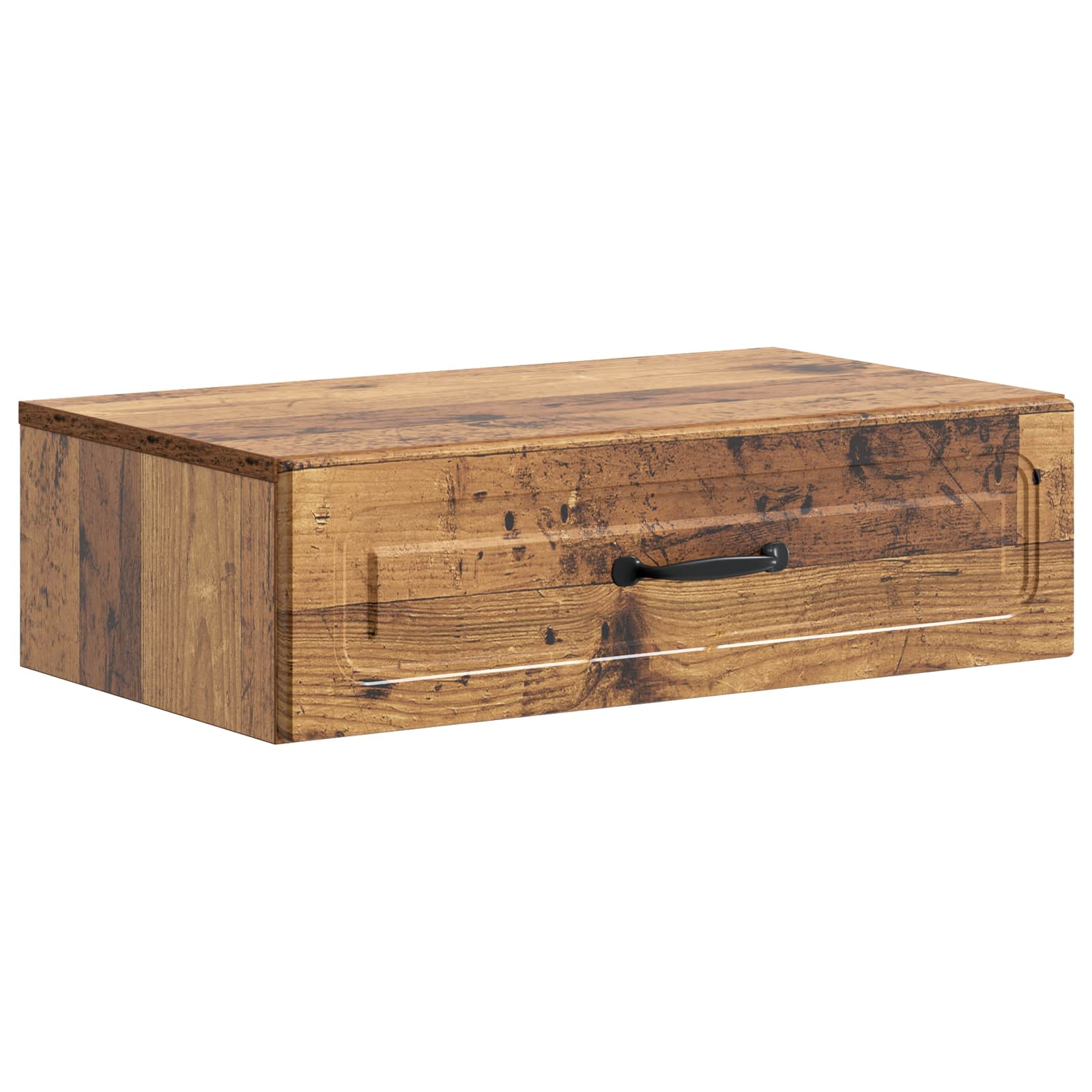 Tavolino da Parete Laterale Legno antico 59 x 34,5 x 17 cm