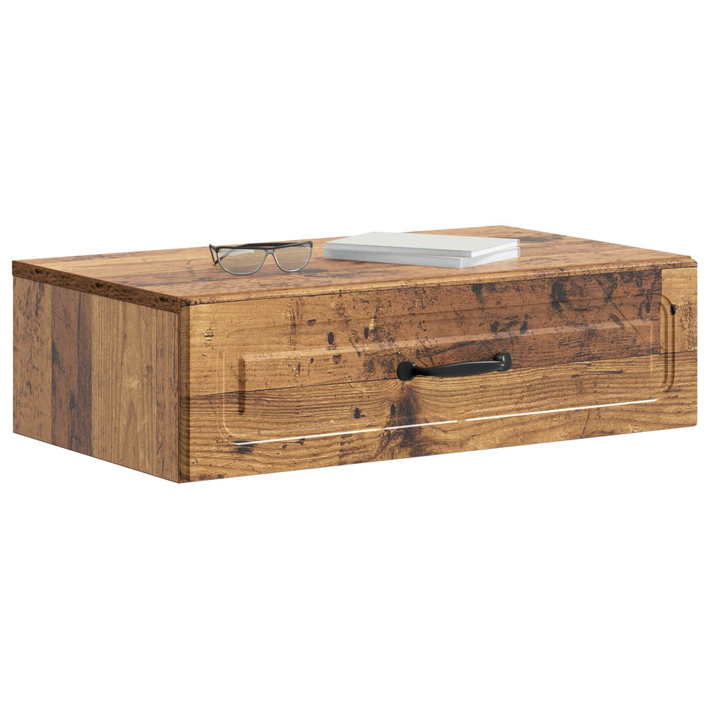 Tavolino da Parete Laterale Legno antico 59 x 34,5 x 17 cm