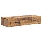 Tavolino da Parete Laterale Legno antico 87,5 x 34,5 x 17 cm