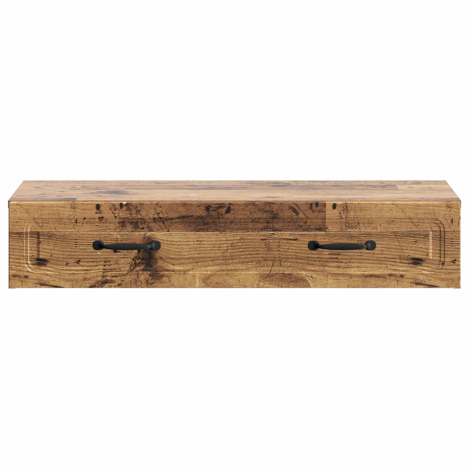 Tavolino da Parete Laterale Legno antico 87,5 x 34,5 x 17 cm
