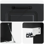 Mobile Porta TV da Muro Nero 59,5 x 41 x 30 cm