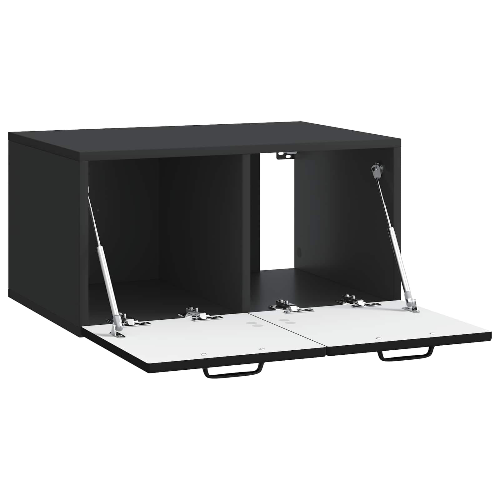 Mobile Porta TV da Muro Nero 59,5 x 41 x 30 cm