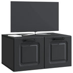 Mobile Porta TV da Muro Nero 59,5 x 41 x 30 cm