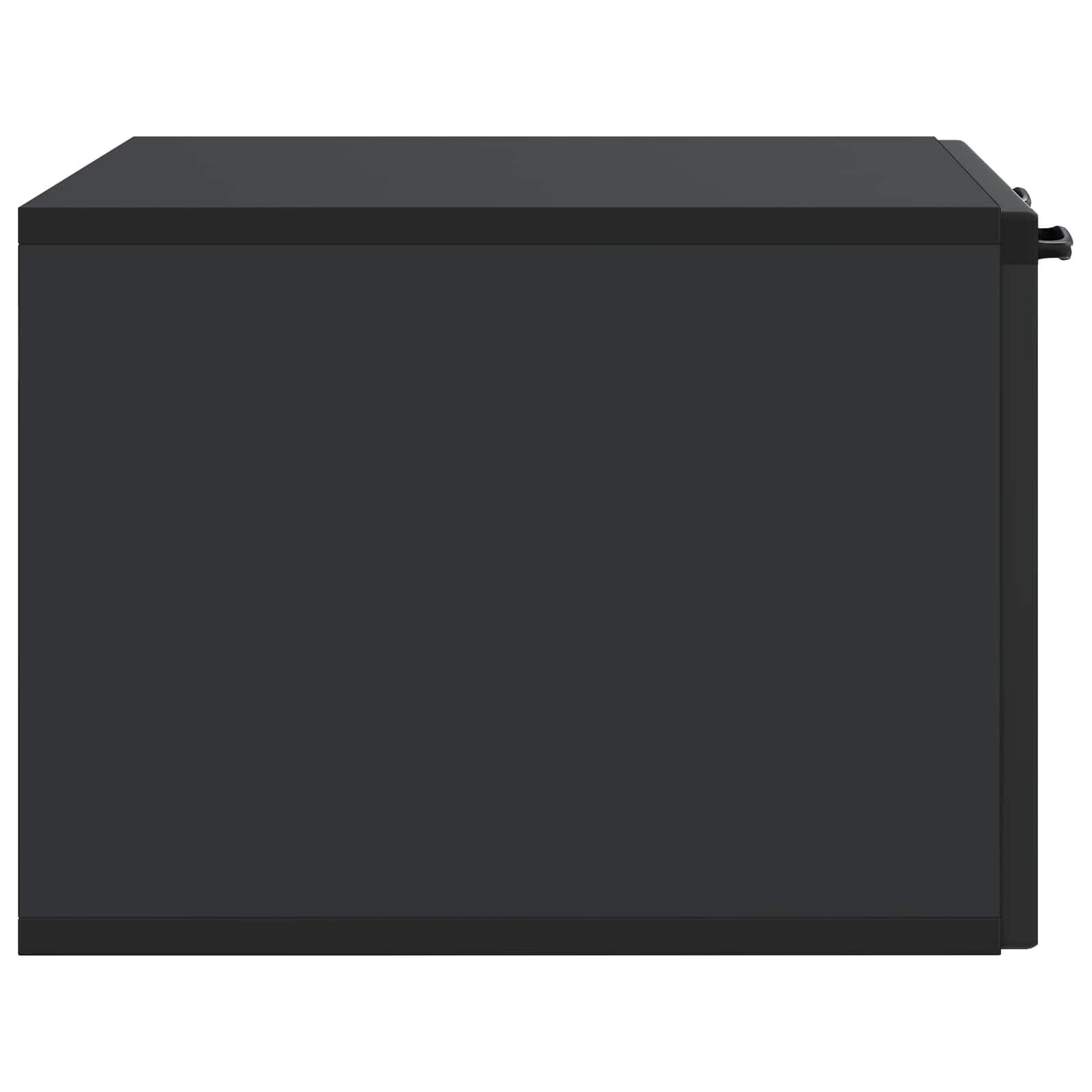 Mobile Porta TV da Muro Nero 59,5 x 41 x 30 cm