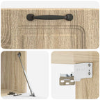 Mobile Porta TV da Muro Rovere Sonoma 59,5 x 41 x 30 cm