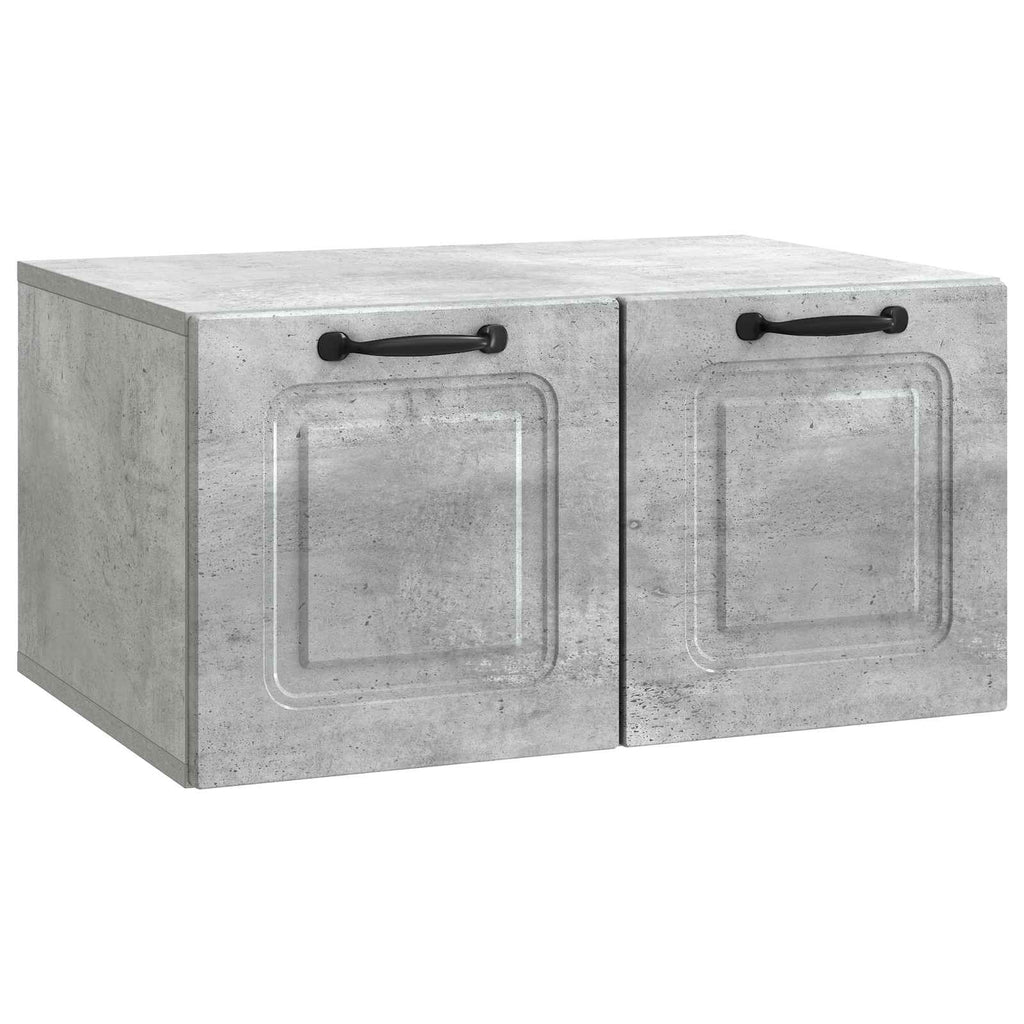 Mobile Porta TV da Muro Grigio Cemento 59,5 x 41 x 30 cm