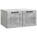 Mobile Porta TV da Muro Grigio Cemento 59,5 x 41 x 30 cm