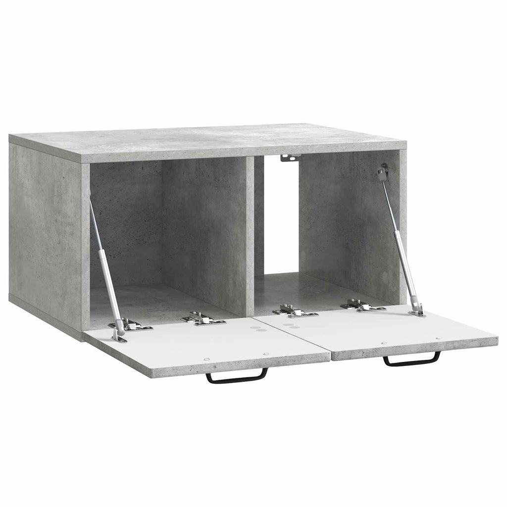 Mobile Porta TV da Muro Grigio Cemento 59,5 x 41 x 30 cm