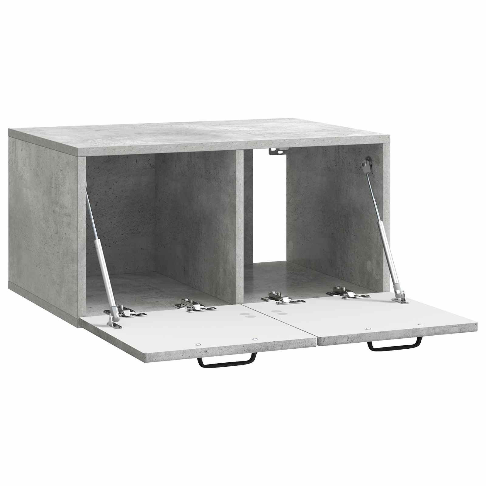 Mobile Porta TV da Muro Grigio Cemento 59,5 x 41 x 30 cm