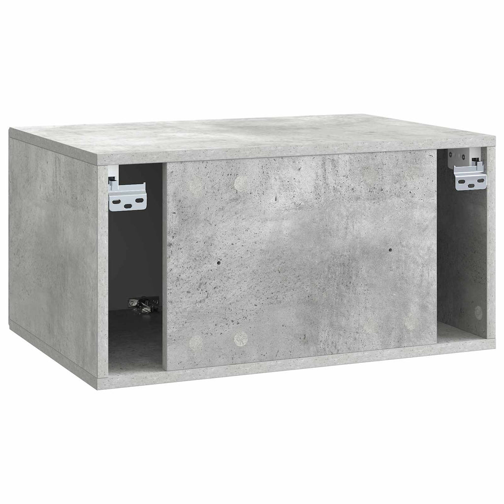 Mobile Porta TV da Muro Grigio Cemento 59,5 x 41 x 30 cm