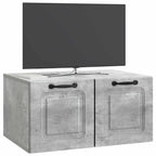 Mobile Porta TV da Muro Grigio Cemento 59,5 x 41 x 30 cm