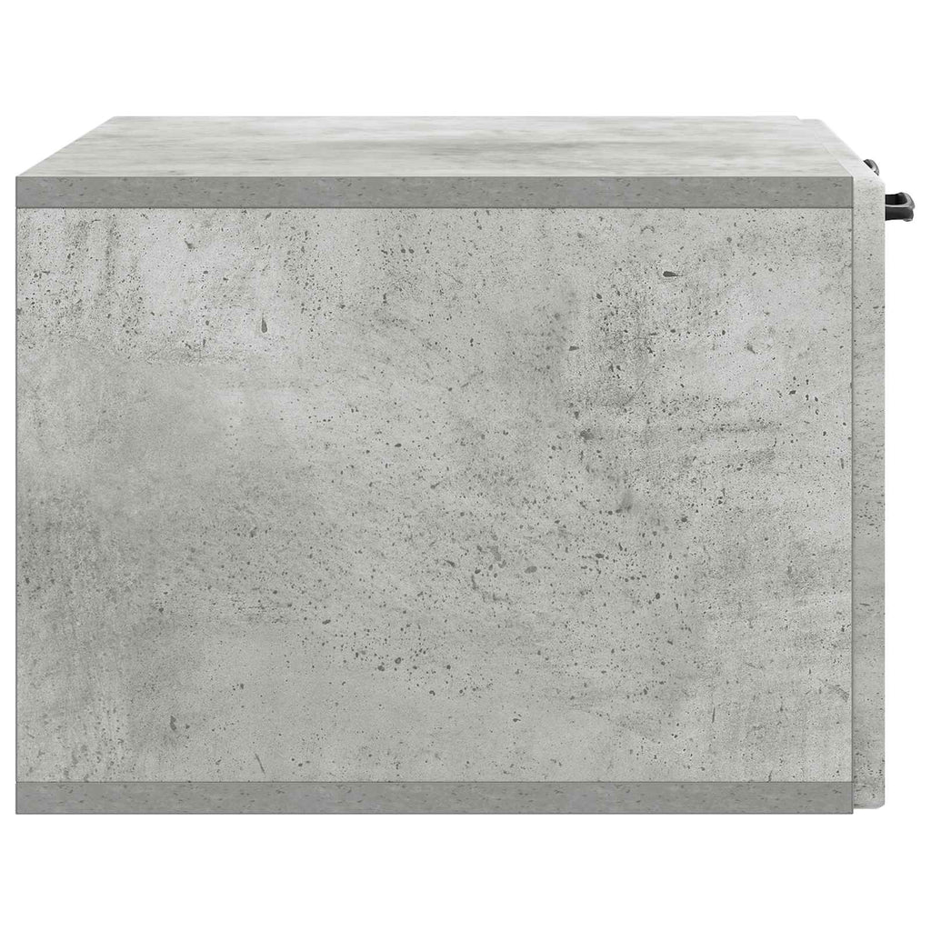 Mobile Porta TV da Muro Grigio Cemento 59,5 x 41 x 30 cm