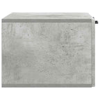 Mobile Porta TV da Muro Grigio Cemento 59,5 x 41 x 30 cm