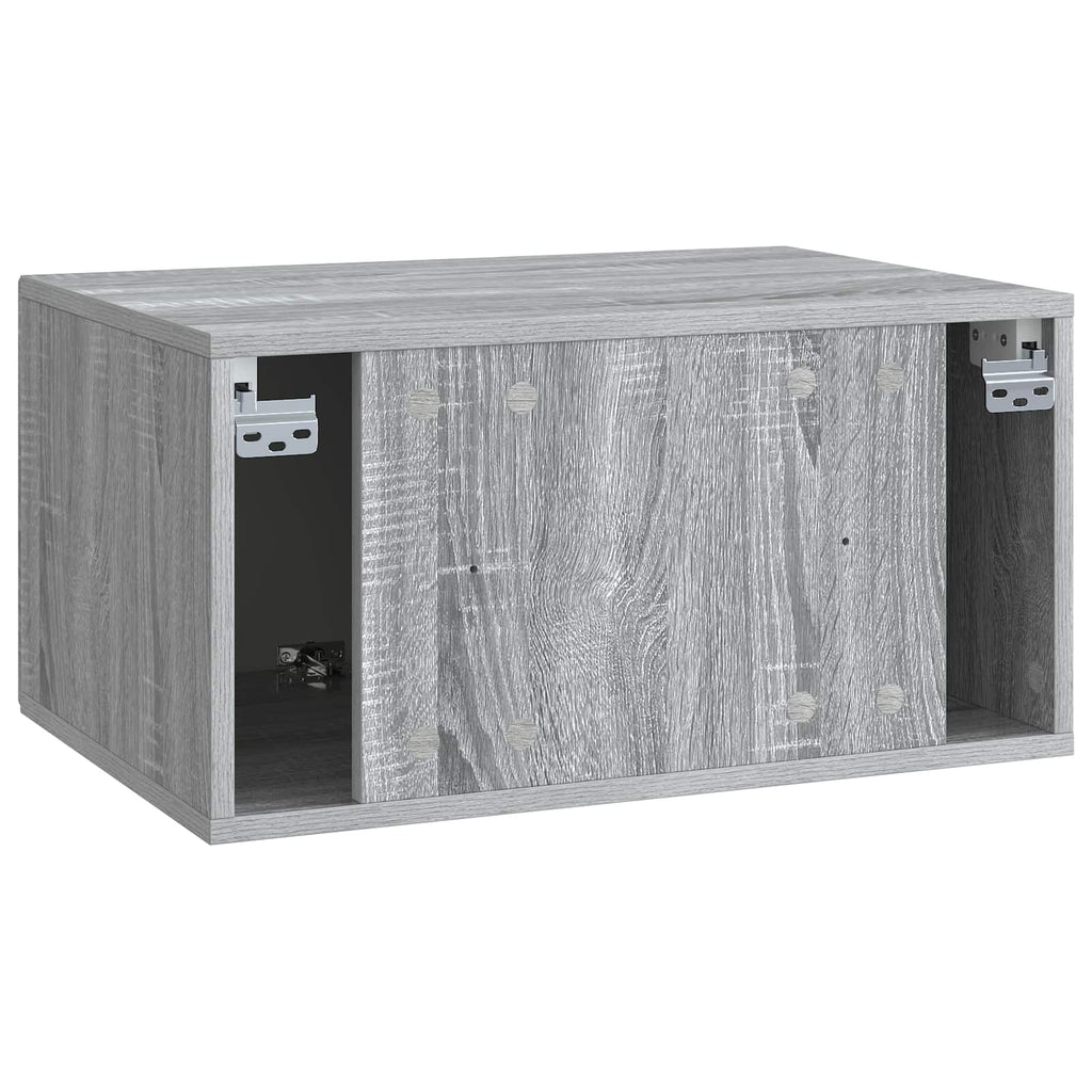 Mobile Porta TV da Muro Grigio Sonoma 59,5 x 41 x 30 cm