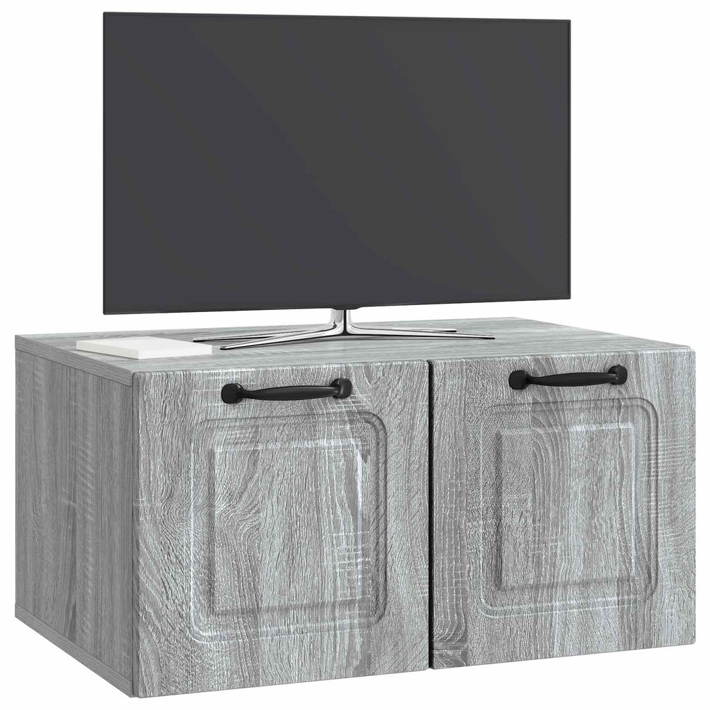 Mobile Porta TV da Muro Grigio Sonoma 59,5 x 41 x 30 cm