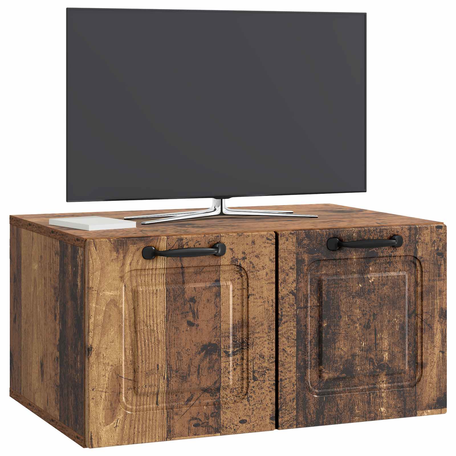 Mobile Porta TV da Muro Legno antico 59,5 x 41 x 30 cm