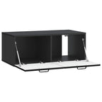 Mobile Porta TV da Muro Nero 78,5 x 41 x 30 cm