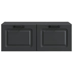 Mobile Porta TV da Muro Nero 78,5 x 41 x 30 cm