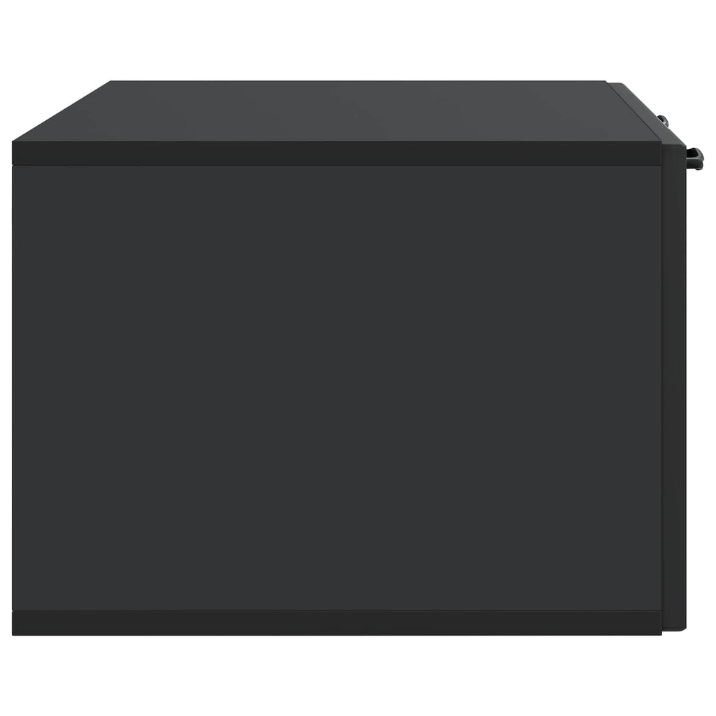 Mobile Porta TV da Muro Nero 78,5 x 41 x 30 cm