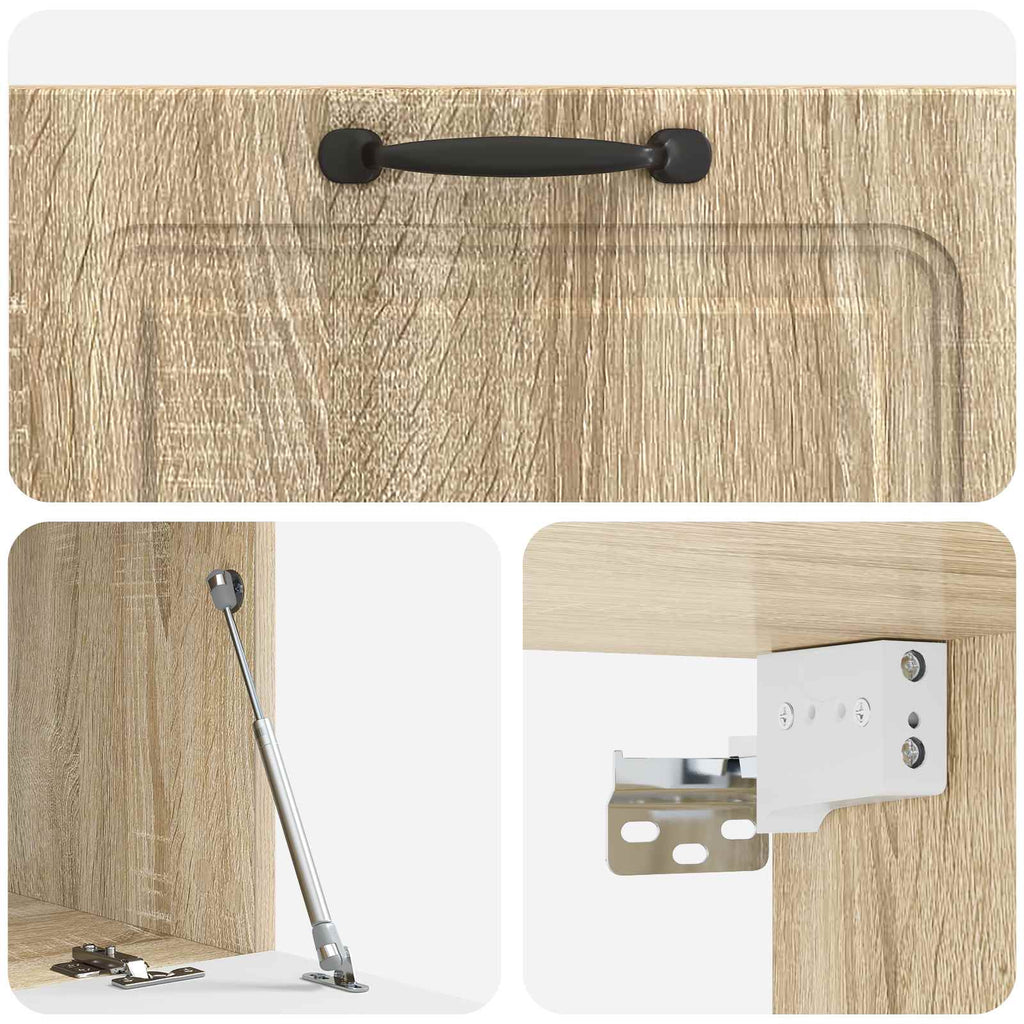 Mobile Porta TV da Muro Rovere Sonoma 78,5 x 41 x 30 cm