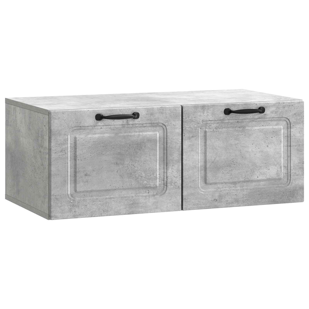 Mobile Porta TV da Muro Grigio Cemento 78,5 x 41 x 30 cm