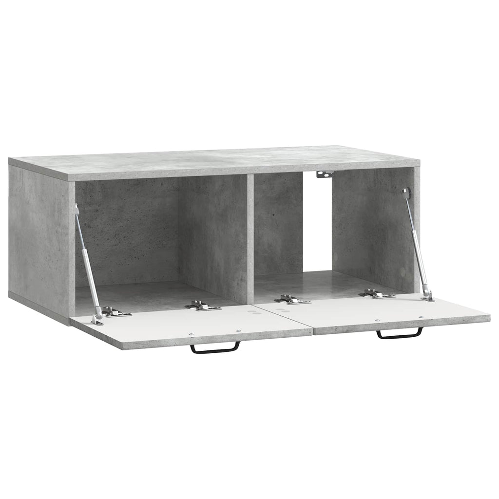 Mobile Porta TV da Muro Grigio Cemento 78,5 x 41 x 30 cm